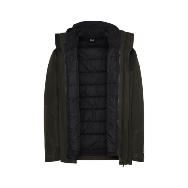 jack-wolfskin Jasper Pro 3In1 JKT M E0205_Obsidian Moss A66293