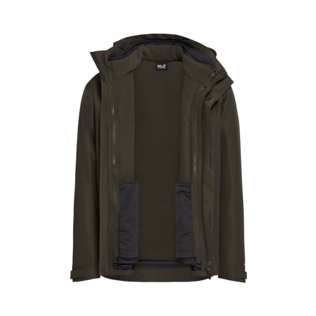 jack-wolfskin Stonelite 3In1 JKT M E0205_Obsidian Moss A66473