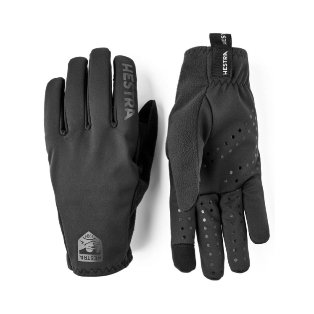 hestra Runners - 5 finger 100100_Black/Black 3003280