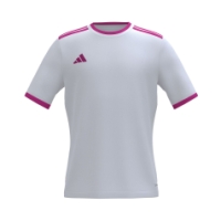 adidas CU ENT26 Jersey Shortsleeve Youth White/Pink KB4030