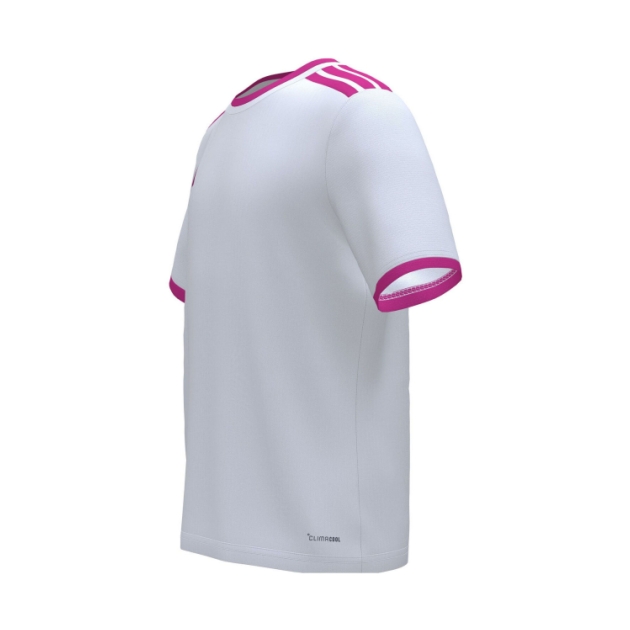 adidas CU ENT26 Jersey Shortsleeve Youth White/Pink KB4030