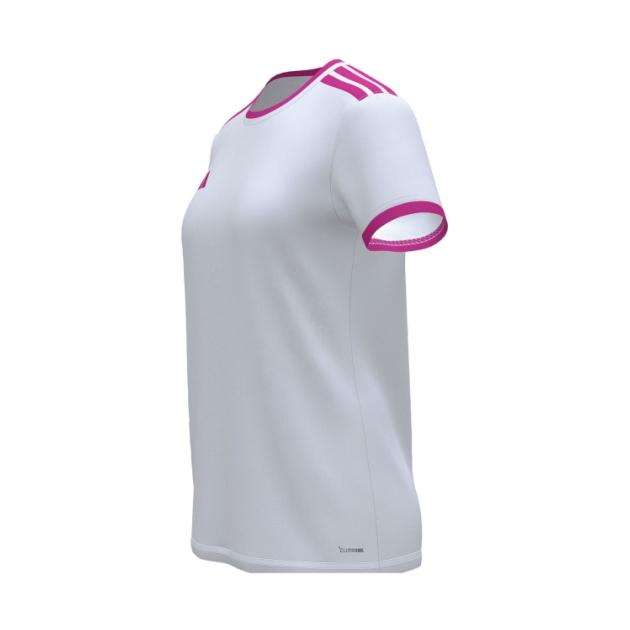 adidas CU ENT26 Jersey Shortsleeve Women White/Pink KB4027