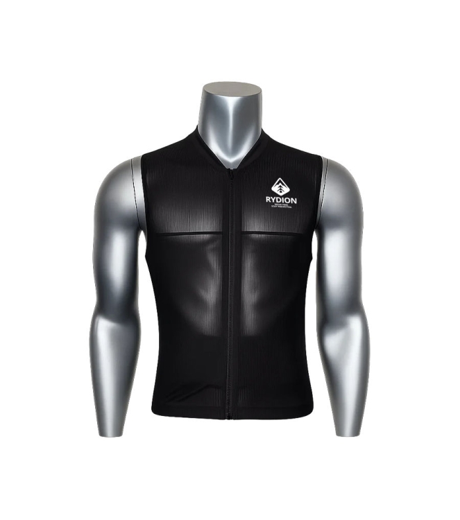 Rydion Rydion Sölden rugbeschermer black PS002 Black Rydion wintersport accessoires PS002 licht grijs bij Leerentveldvrijetijd.nl