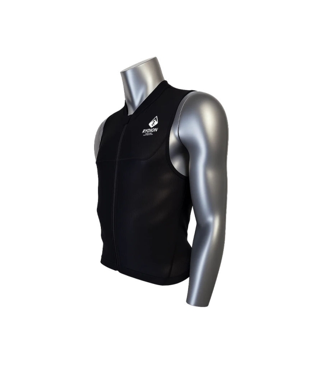 Rydion Rydion Sölden rugbeschermer black PS002 Black Rydion wintersport accessoires PS002 licht grijs bij Leerentveldvrijetijd.nl