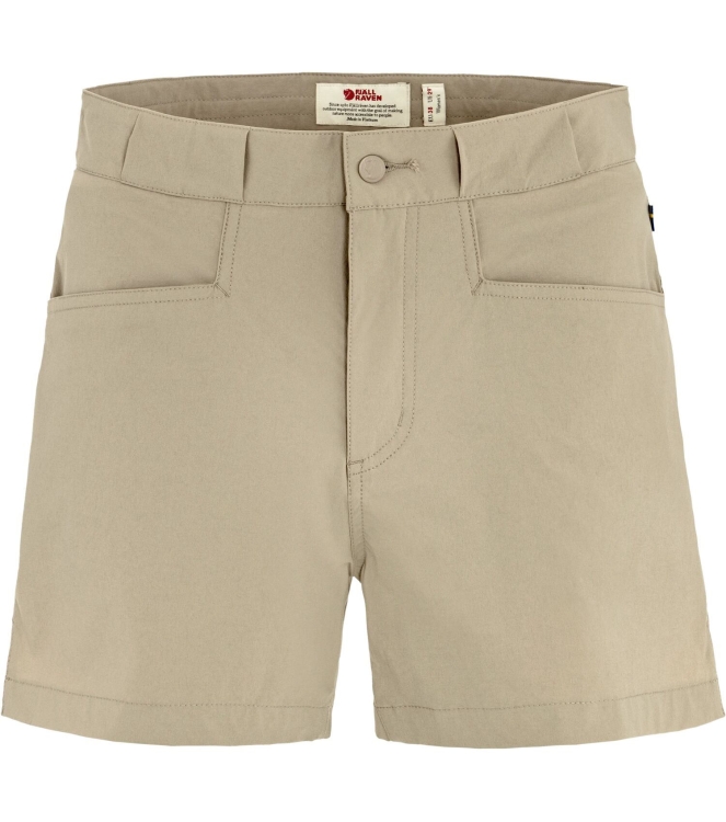 Fjällräven Fjällräven High Coast Lite Shorts W 118_fossil F89431 118_Fossil Fjällräven broeken F89431 jeans bij Leerentveldvrijetijd.nl