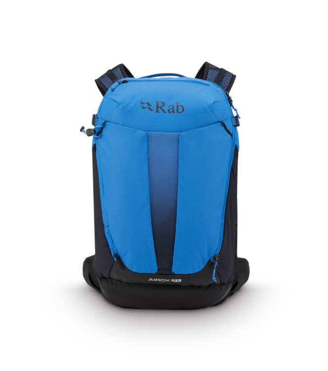 Rab Rab Airox 24 mbb_maya blue/black QAQ-10 MBB_Maya Blue/Black Rab tassen QAQ-10 antraciet bij Leerentveldvrijetijd.nl
