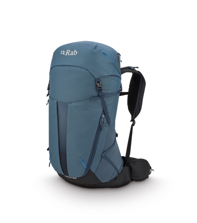 Rab Rab Airox 36 tmb_tempest blue QAQ-16 TMB_Tempest Blue Rab tassen QAQ-16 antraciet bij Leerentveldvrijetijd.nl