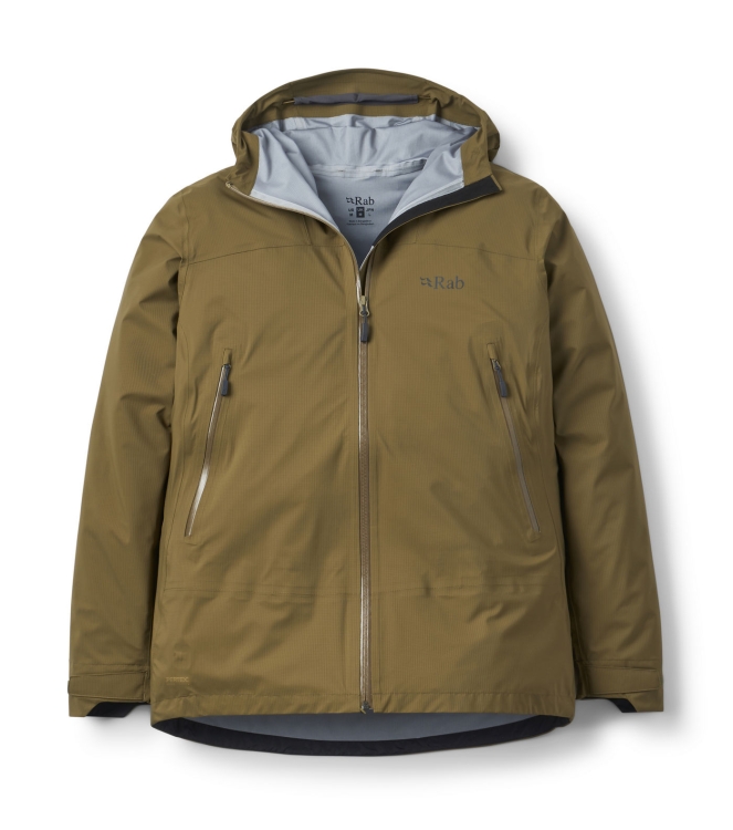 Rab Rab Firewall Light Jacket oak_oak QWI-65 OAK_Oak Rab jassen QWI-65 marine bij Leerentveldvrijetijd.nl