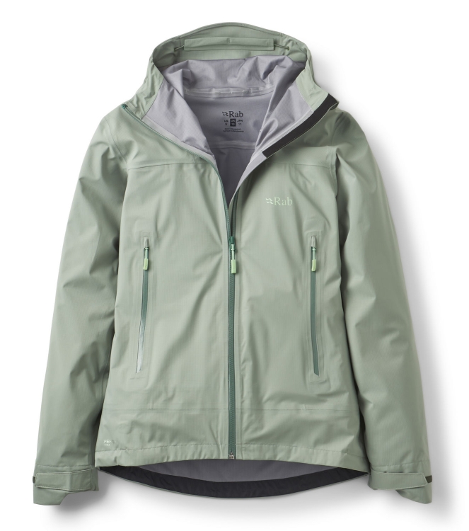 Rab Rab Firewall Light Jacket Wmns dfg_dark fig green QWI-66 DFG_Dark Fig Green Rab jassen QWI-66 donker grijs bij Leerentveldvrijetijd.nl