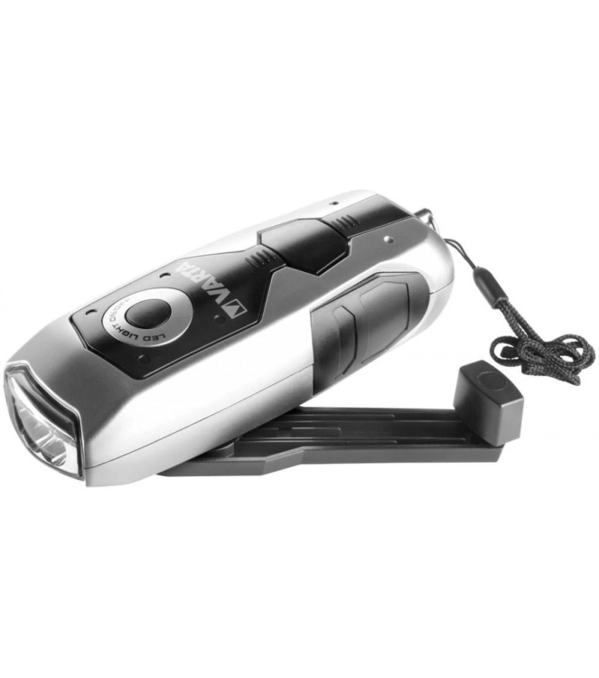 Varta Varta Dynamo Zaklamp 17680 Varta outdoor accessoires 17680 ecru bij Leerentveldvrijetijd.nl