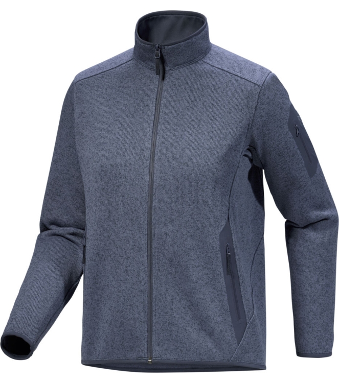 Arc'teryx Arc\'teryx Covert Cardigan W dk stratus heather X000010559 Dk Stratus Heather Arc'teryx fleeces en truien X000010559 antraciet bij Leerentveldvrijetijd.nl