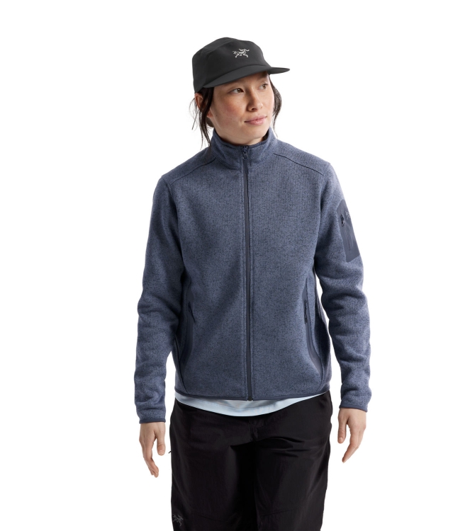 Arc'teryx Arc\'teryx Covert Cardigan W dk stratus heather X000010559 Dk Stratus Heather Arc'teryx fleeces en truien X000010559 antraciet bij Leerentveldvrijetijd.nl