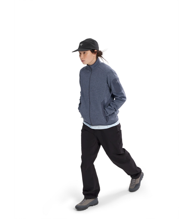 Arc'teryx Arc\'teryx Covert Cardigan W dk stratus heather X000010559 Dk Stratus Heather Arc'teryx fleeces en truien X000010559 antraciet bij Leerentveldvrijetijd.nl