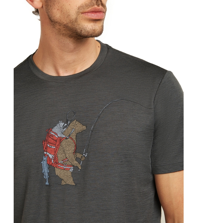 Icebreaker fleeces en truien IB0A57FU lichtblauw bij Leerentveldvrijetijd.nl