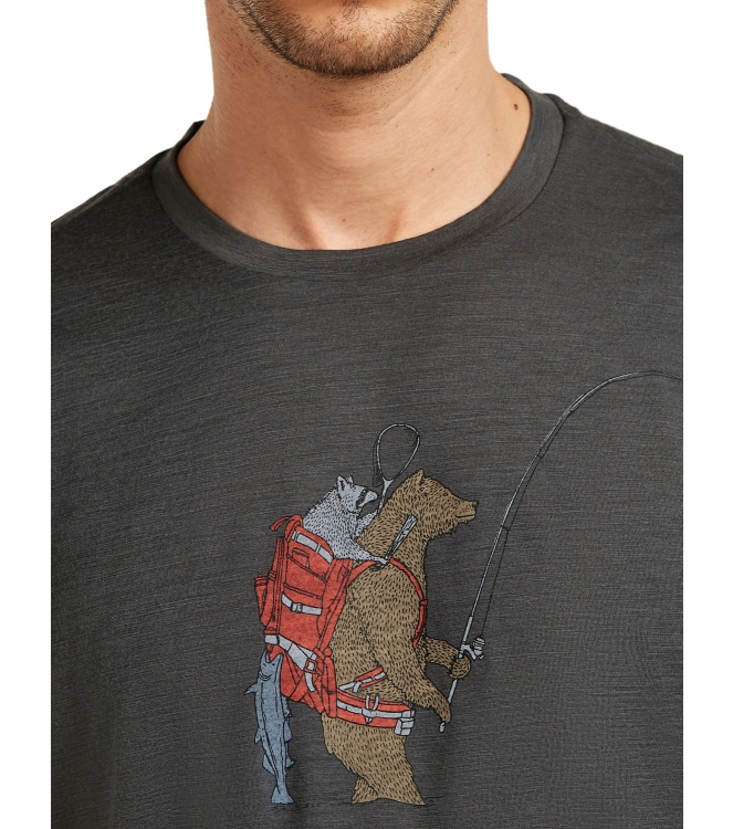 Icebreaker fleeces en truien IB0A57FU lichtblauw bij Leerentveldvrijetijd.nl