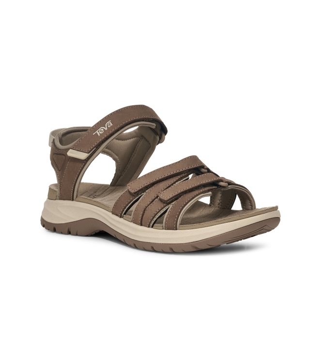 Teva Teva W Tirra sport Leather Sandalen crbo_caribou 1177511 CRBO_Caribou Teva sandalen 1177511 marine bij Leerentveldvrijetijd.nl