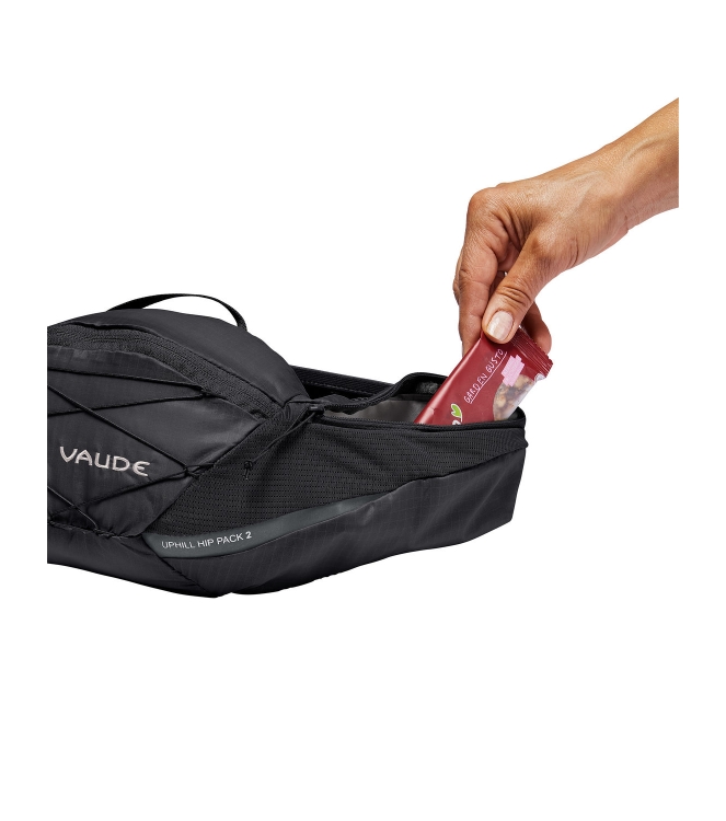 Vaude Vaude Uphill Hip Pack 2 010_black 16125 010_Black Vaude tassen 16125 licht grijs bij Leerentveldvrijetijd.nl