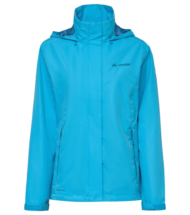 Vaude Vaude Women\'s Escape Light Jacket aqua 03895_212 aqua Vaude jassen 03895_212 antraciet bij Leerentveldvrijetijd.nl