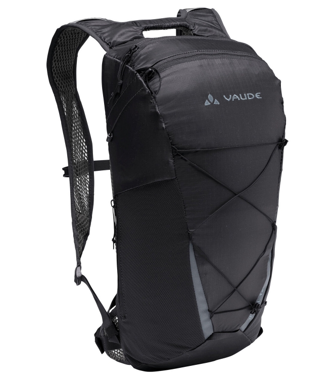 Vaude Vaude Uphill 12 dagtour rugzak 010_black 16127 010_Black Vaude tassen 16127 licht grijs bij Leerentveldvrijetijd.nl