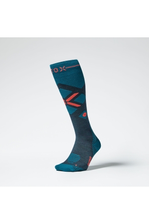 Stox Energy Socks Stox Energy Socks Skiing Merino Socks Men 7941 Teal / Red Fluo Stox Energy Socks Stox Energy Socks Skiing Merino Socks Men 7941 Teal / Red Fluo