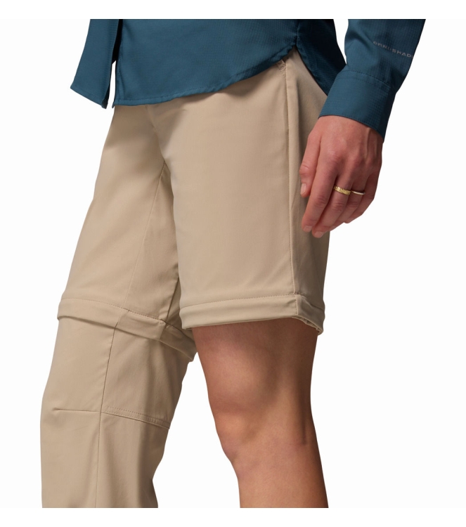 Columbia Columbia Leslie Falls Convertible Pant Regular 271_ancient fossil 2087064 271_Ancient Fossil Columbia broeken 2087064 wit bij Leerentveldvrijetijd.nl