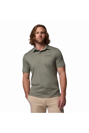 Columbia Columbia Parsons Point Polo 397_Stone Green, Heather