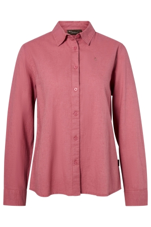 Pinewood Pinewood Värnamo InsectSafe Hemp mix L/S SHIRT W 845_Dusty Pink Pinewood Pinewood Värnamo InsectSafe Hemp mix L/S SHIRT W 845_Dusty Pink