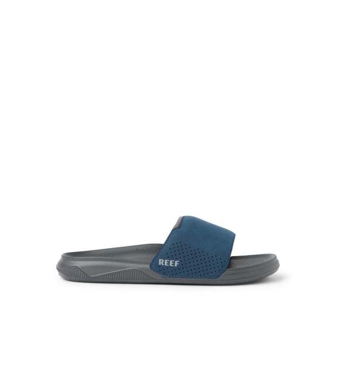 Reef Reef Tailslide grey/navy CJ8561-61 Grey/Navy Reef slippers CJ8561-61 lichtblauw bij Leerentveldvrijetijd.nl