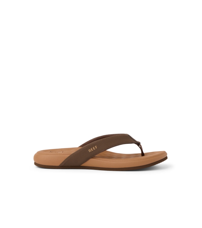 Reef Reef Cushion Melody chocolate/lion CJ8709-61 Chocolate/Lion Reef slippers CJ8709-61 marine bij Leerentveldvrijetijd.nl