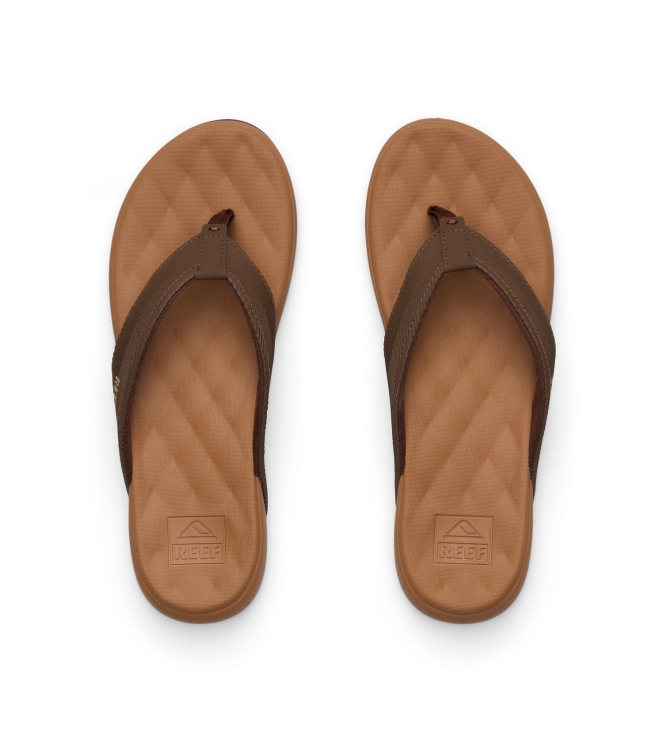 Reef Reef Cushion Melody chocolate/lion CJ8709-61 Chocolate/Lion Reef slippers CJ8709-61 marine bij Leerentveldvrijetijd.nl