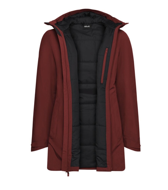 Jack Wolfskin Jack Wolfskin Heidelstein 2 Ins JKT W j0211_merlot A66376 J0211_Merlot Jack Wolfskin jassen A66376 multi kleur bij Leerentveldvrijetijd.nl