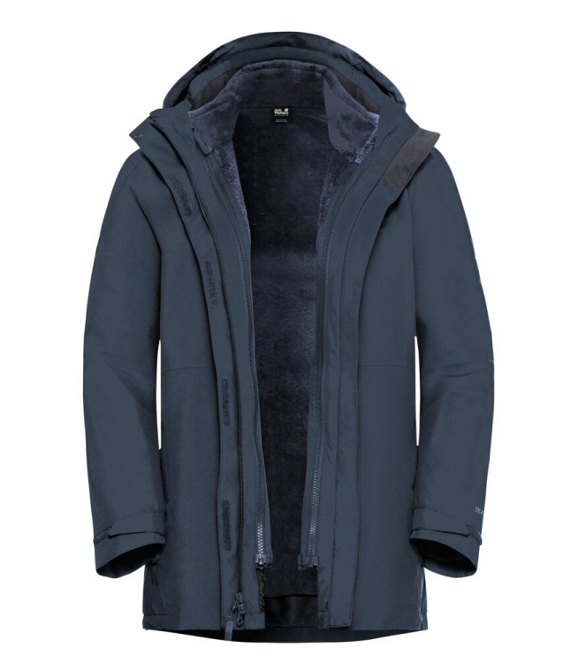 Jack Wolfskin Jack Wolfskin Rotwand 3In1 JKT W c0412_midnight sky A60333 C0412_Midnight Sky Jack Wolfskin jassen A60333 geen kleur bij Leerentveldvrijetijd.nl