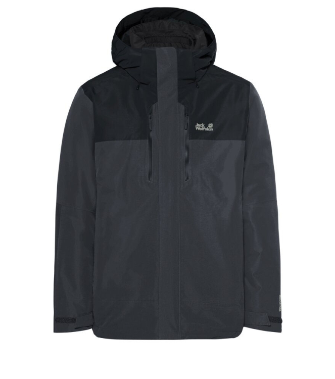 Jack Wolfskin Jack Wolfskin Jasper Pro 3In1 JKT M 6350_phantom A66293 6350_Phantom Jack Wolfskin jassen A66293 lichtblauw bij Leerentveldvrijetijd.nl