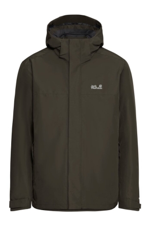 Jack Wolfskin Jack Wolfskin Stonelite 3In1 JKT M E0205_Obsidian Moss Jack Wolfskin Jack Wolfskin Stonelite 3In1 JKT M E0205_Obsidian Moss