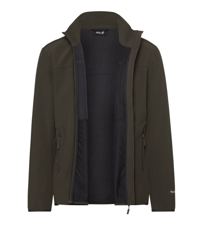 Jack Wolfskin Jack Wolfskin Wild Winds JKT M e0205_obsidian moss A66309 E0205_Obsidian Moss Jack Wolfskin jassen A66309 blauw bij Leerentveldvrijetijd.nl