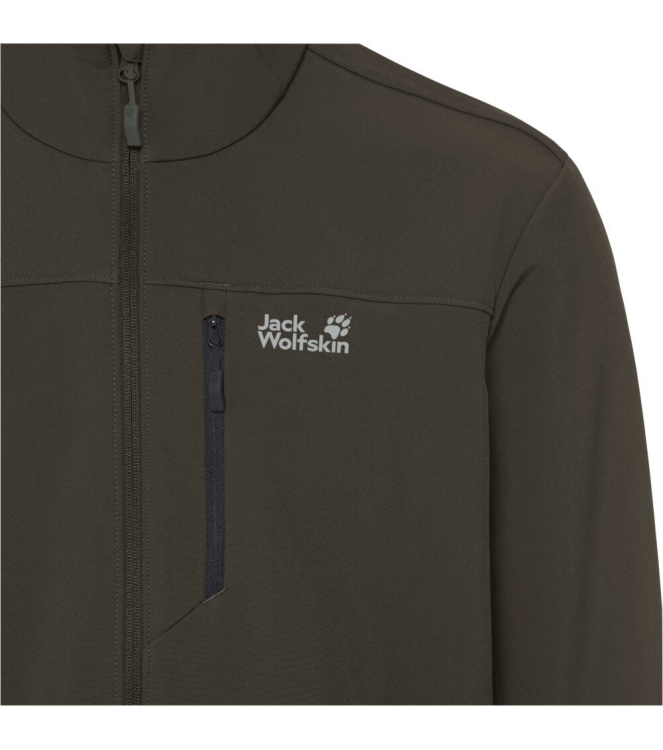 Jack Wolfskin Jack Wolfskin Wild Winds JKT M e0205_obsidian moss A66309 E0205_Obsidian Moss Jack Wolfskin jassen A66309 blauw bij Leerentveldvrijetijd.nl