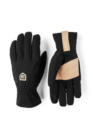 Hestra Hestra Windwool Merino Liner - 5 finger 100_Black Hestra Hestra Windwool Merino Liner - 5 finger 100_Black