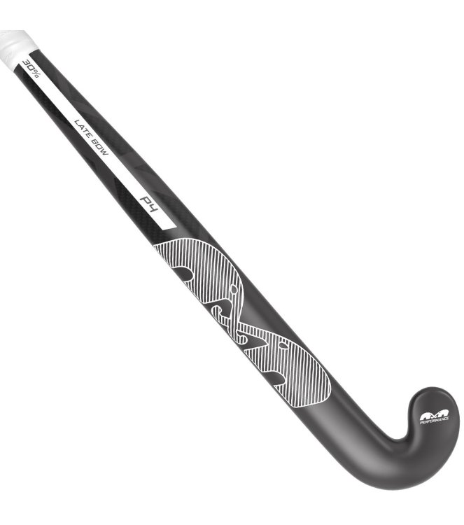 TK Hockey TK Hockey P4 LATE BOW black-white 126242jr Black-White TK Hockey hockeysticks 126242jr licht grijs bij Leerentveldvrijetijd.nl