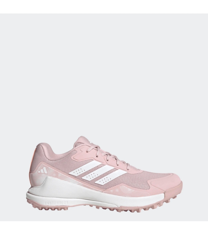 Adidas Adidas Fabela Zone 3 26/27 solar-white IH9733 Solar-White Adidas hockeyschoenen IH9733 beige bij Leerentveldvrijetijd.nl