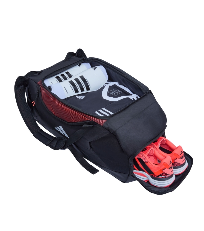 Adidas Adidas X Symbolic .3 Holdall black-solar KM1422 Black-Solar Adidas hockeytassen KM1422 licht grijs bij Leerentveldvrijetijd.nl