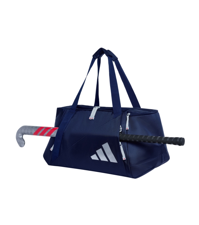 Adidas Adidas Vs .6 Holdall navy-silver KM1429 Navy-Silver Adidas hockeytassen KM1429 antraciet bij Leerentveldvrijetijd.nl