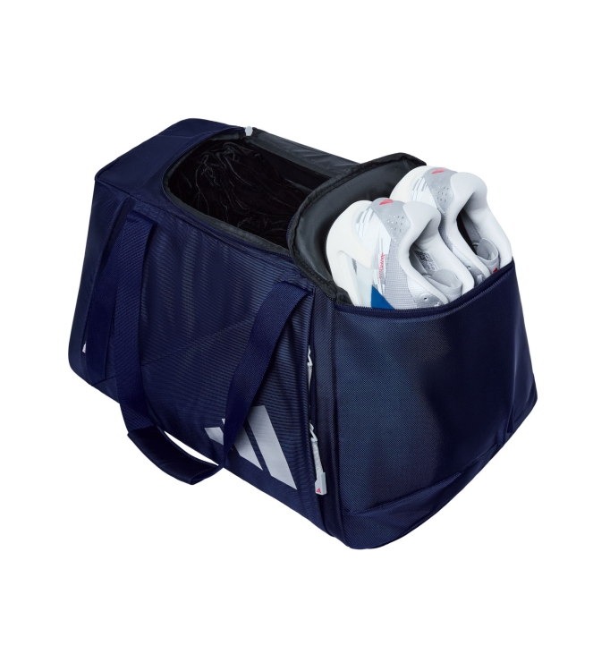 Adidas Adidas Vs .6 Holdall navy-silver KM1429 Navy-Silver Adidas hockeytassen KM1429 antraciet bij Leerentveldvrijetijd.nl