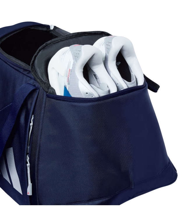 Adidas Adidas Vs .6 Holdall navy-silver KM1429 Navy-Silver Adidas hockeytassen KM1429 antraciet bij Leerentveldvrijetijd.nl