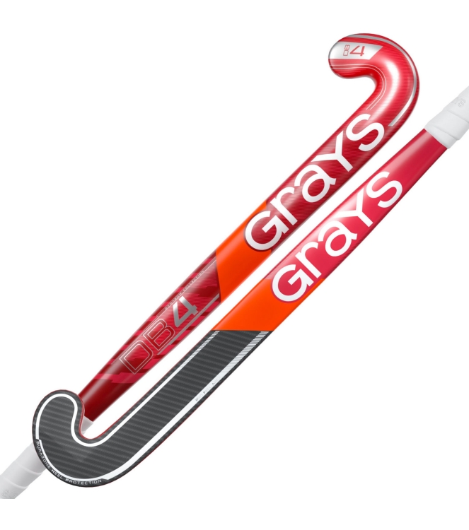 Grays Grays DB 4 Sen Hockeystick red 27059 Red Grays hockeysticks 27059 geel bij Leerentveldvrijetijd.nl