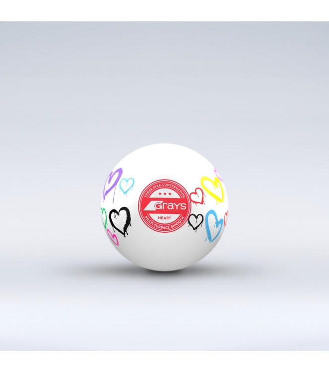 Grays Grays Novelty Ball white 646802 White Grays hockey accessoires 646802 roze bij Leerentveldvrijetijd.nl