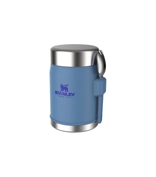 Stanley Stanley The Legendary Classic Food Jar + Spork 14 oz / 0.4 blue sky 100000115970 Blue Sky Stanley koken 100000115970 antraciet bij Leerentveldvrijetijd.nl