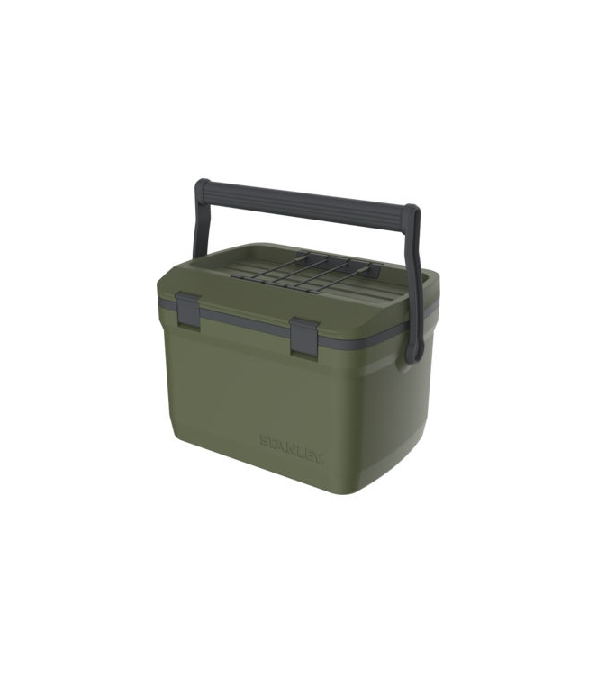 Stanley Stanley The Easy-Carry Outdoor Cooler 16 qt / 15.1 L dried pine 100000108161 Dried Pine Stanley koken 100000108161 donker grijs bij Leerentveldvrijetijd.nl