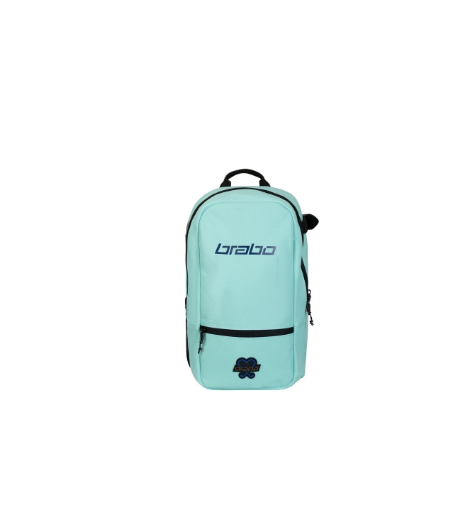 Brabo Brabo Backpack FUN 025_celeste/gold 319.65040 025_Celeste/Gold Brabo hockeytassen 319.65040 groen bij Leerentveldvrijetijd.nl