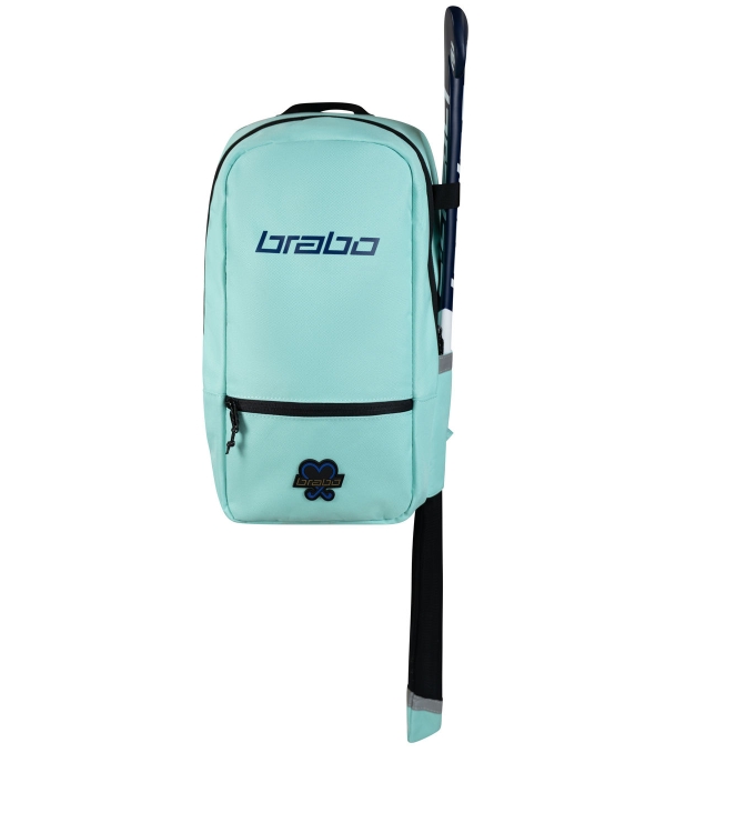 Brabo Brabo Backpack FUN 025_celeste/gold 319.65040 025_Celeste/Gold Brabo hockeytassen 319.65040 groen bij Leerentveldvrijetijd.nl