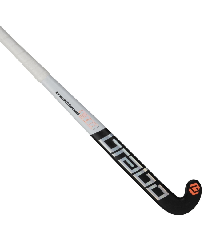 Brabo Brabo IT Traditional Carbon 80 LB 000_black/orange 315.66062 000_Black/Orange Brabo hockeysticks 315.66062 licht grijs bij Leerentveldvrijetijd.nl
